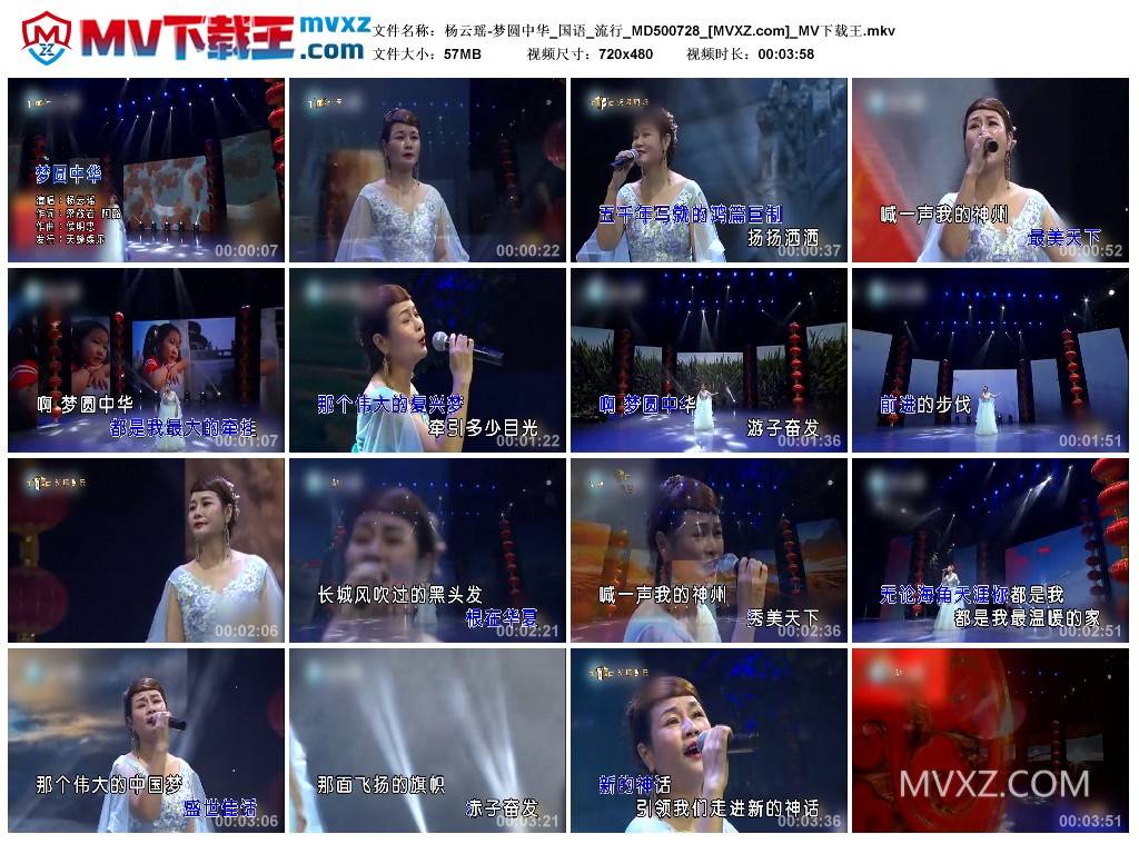 杨云瑶-梦圆中华_国语_流行_MD500728